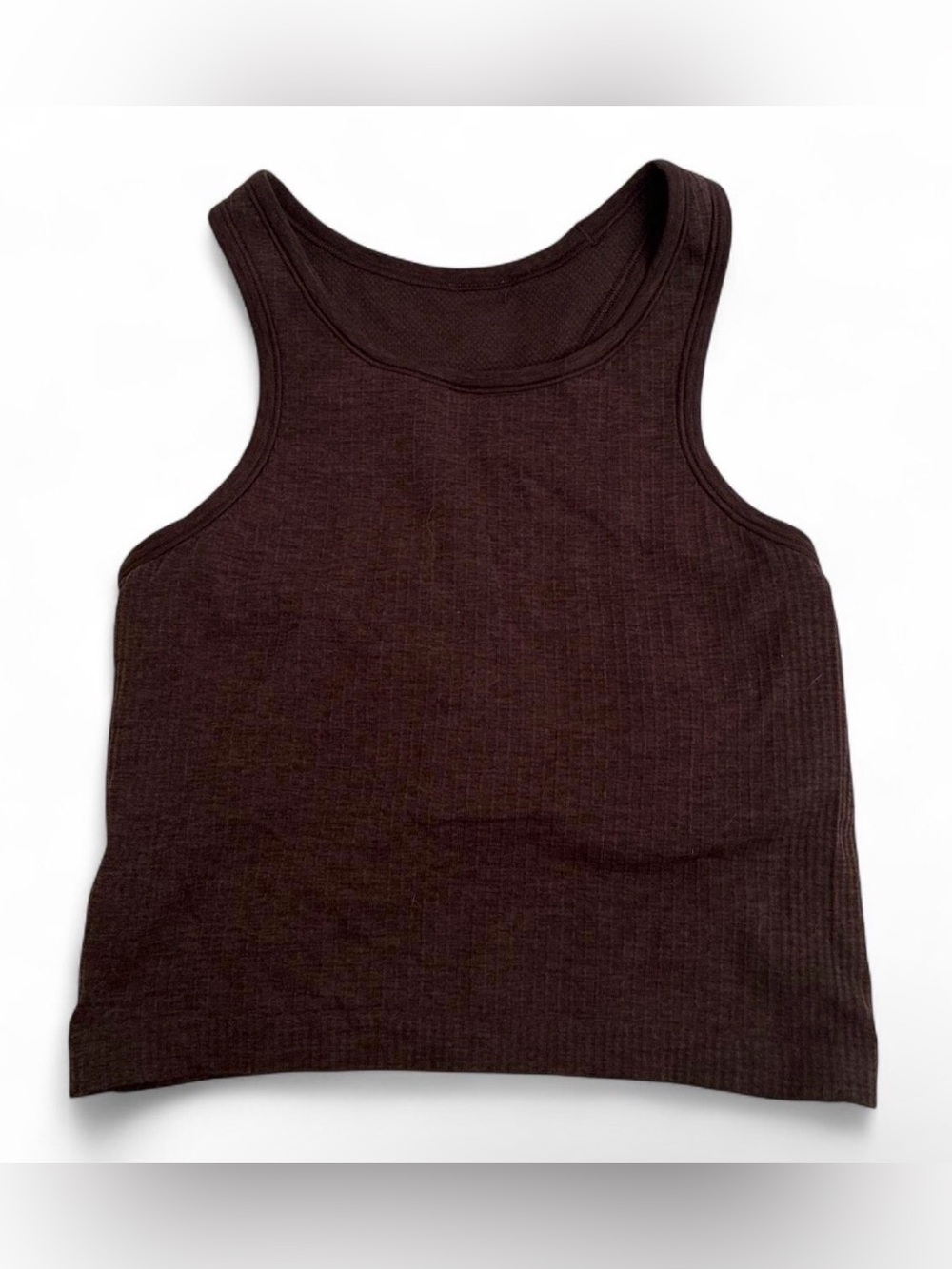 Lululemon | Dark Brown Ribbed Tank Top